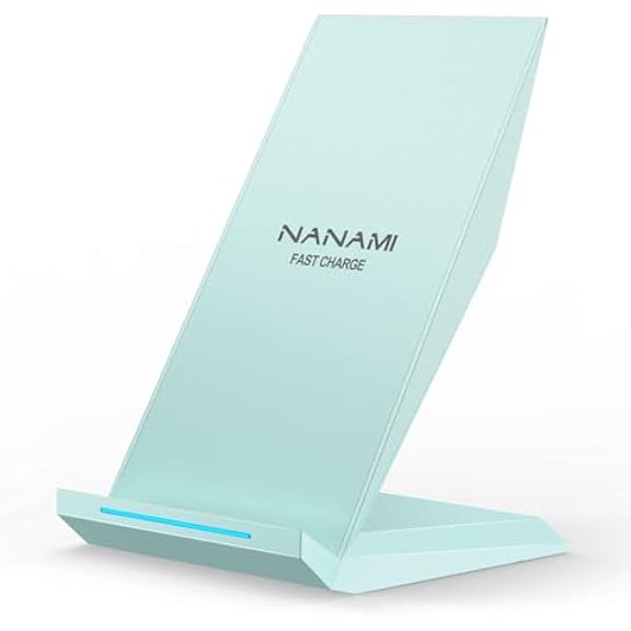 FU1999 Wireless Charger - Fast Wireless Charging Stand Desktop Charger Dock for iPhone 16/15/14/13/12/11 Pro, 10W for Samsung Galaxy S25/S24/S23/S22/S21/S20/Note 20 Ultra/10/9 and Qi-Enabled Phone