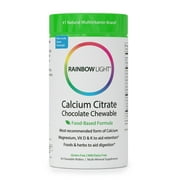 Rainbow Light Calcium Citrate Chocolate Chewables, 45 Ct