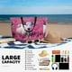 thumbnail image 5 of Fotbe Flower Field Cow Bolsa de Viaje para Playa - Resistente al Agua, Bolsa Tote de Gran Capacidad y Ligera con 7 Bolsillos para Mujeres y Hombres, 5 of 7
