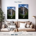 thumbnail image 4 of Elephant Stock Towering Angel Falls Wall Art - Vertical Canvas Wall Art - Living Room Wall Decor - Nature Canvas - Brown And Green Decor - 20" x 30", 4 of 8