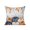 Gray,Blue, variant on Outdoor Pillows Waterproof, Orange Blue Fall Pumpkins Bedding Throw Pillows with Insert for Couch Sofa Bed, Weeping Botanical Thanksgiving 18x18 Inch Pillowcases Decorative Patio Pillow Set of 2