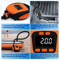 thumbnail image 5 of Paddle Board Pump, VACHAN SPORTS Electric Portable SUP Pump for Paddleboard - 20PSI Air Compressor with Auto-Off, Deflation Function and 12V DC Car Connector for Inflatables, Kayaks and Boats, 5 of 7