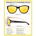 thumbnail image 4 of Gafas de visión nocturna LVIOE amarillas polarizadas para hombres y mujeres, 4 of 6