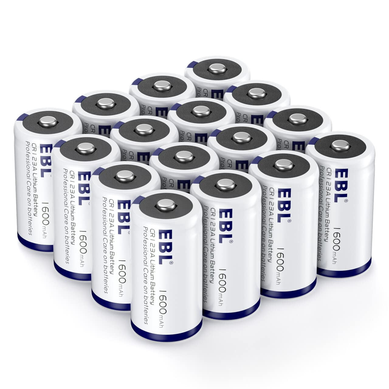 EBL CR123A 3V Lithium Batteries High Performance NonRechargeable 123