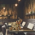 thumbnail image 4 of Elephant Shape Resin Ornament Wood Grain European Style Home TV Cabinet Craft DecorationGold L, 4 of 9