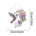 thumbnail image 3 of Dsscvnef Hummingbird Art Hanging Set Rhinestone Double DIY Acrylic Paintings for Home Garden Wall Window Ornament Special Shape Design, 3 of 7