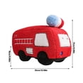 thumbnail image 5 of Fire Truck Plush Pillow Toy Cute Soft Stuffed Vehicle Toy, Cartoon Fire Engine Hugging Cushion, Toddler Kids Bedroom Decor, Gifts for Boys Girls Birthday Holiday, 5 of 7