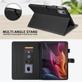 thumbnail image 4 of for Lenovo Tab M11 Plus/K11 Plus 11.45 Inch 2024 Case, Rhombus Pattern Multiple Viewing Angles Stand Slim Folio Cover (Black), 4 of 6