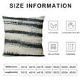 thumbnail image 5 of PIKWEEK  Boucle Pillow Covers 18x18 Cream Decorative for Bed Couch Textured Throw Pillows Farmhouse Soft, 1PC, Black Stripe Multiple specifications, 5 of 5
