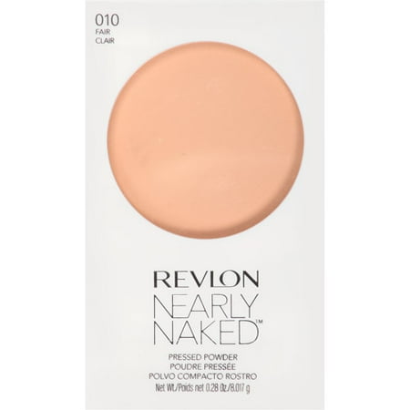 Revlon Nearly Naked Pressed Powder, 010 Fair, 0.28 oz