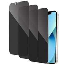 ZYQEEE 3 Pack Privacy Screen Protector Compatible for iPhone 13 Mini - 5.4", Anti-Spy Tempered Glass, Bubble-Free, Easy Install
