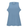 thumbnail image 5 of High Neck Tank Top，Summer Tank Tops Athletic Tank Tops Running Tank Tops For Women Sleeveless Tank Tops For Women Basic Slim Fit Workout Shirts Cotton Ribbed Fitted Tank Top, 5 of 5