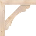 thumbnail image 3 of Ekena Millwork 7 1/2"W x 42"D x 42"H Olympic Block Smooth Bracket w/ Offset Brace, Douglas Fir, 3 of 25