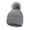 Grey, variant on Winter Knitted Baby Hat with Extra Warm Ear Cap for Boys Girls Soft Yarn Stocking Cap for Cold Weather Grey 0-4 Years