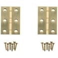 thumbnail image 4 of National Hardware - V1802 2-1/2" x 1-3/4" Hinge 2/pk - Polished Brass, 4 of 4