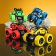 thumbnail image 4 of Off-Road Four-Wheel Drive Stunt Car - Anti-Fall Inertia Tumble Sports Vehicle for Children Fall-Resistant Toy Car Red Yellow Green, 4 of 6