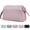 Pink, variant on WANDF Makeup Bag for Women Wide-open,Lightweight Water-Resistant Travel Cosmetic Bag Make Up Organizer,Beauty Organizer Portable Toiletry Bag for Cosmetics Toiletries(Mint Green)