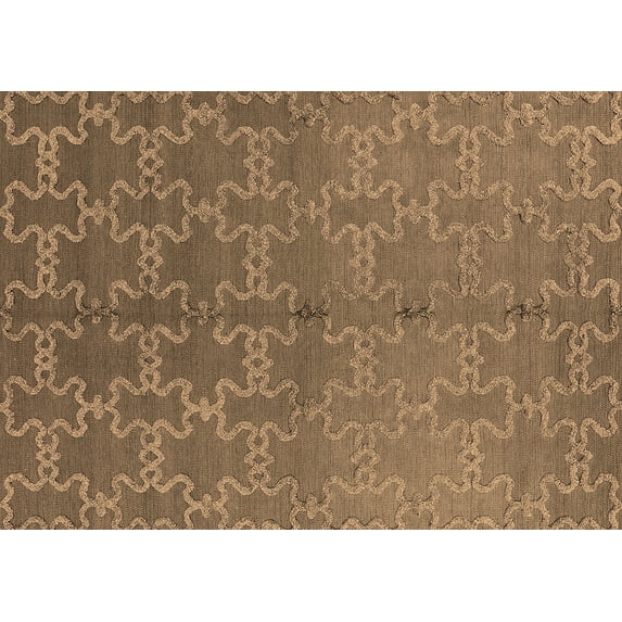 Ahgly Company Indoor Rectangle Oriental Brown Industrial Area Rugs, 2' x 4'