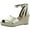Ice, variant on Gentle Souls by Kenneth Cole Womens Charli Leather Sandal Wedge Heels