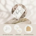 thumbnail image 2 of 52-pack Thank You Cards Bulk with Kraft Envelopes & Matching Stickers, 3.5x5 Inches, Minimalist Design | Perfect for Business, Weddings, Baby & Bridal Showers, Graduations & Funerals., 2 of 5