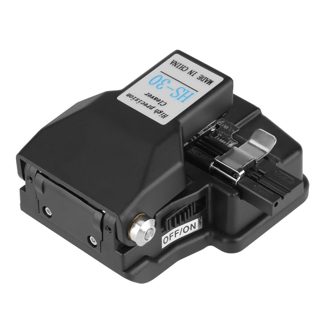 Tebru 1 pcs Black HS30 High Precision Fiber Optical Cleaver Fiber