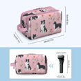 thumbnail image 3 of Toiletries Bag,Border Collie Dogs with Pioneer Flower Mens Womens Toiletry Bag Bathroom Bag,Waterproof Toiletry Travel Bag Dopp Kit Shaving Bag 11x6.3x5.1 Inch, 3 of 5