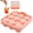 Pink, variant on Mini Silicone Popsicle Mold, Sugar Cane Ice Molds, Silicone Popsicle Molds, Non-Stick Ice Cube Makers, Popsicles Molds, Reusable Ice Pop Mold, Handmade Dessert Ice Trays,7.48×2.36 in,Yellow