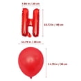 thumbnail image 3 of KAKOWELY 1 juego de arco de globos para cumpleaños, kit de decoraciones con globos, adornos para baby shower, 3 of 4