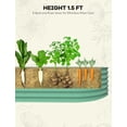 thumbnail image 3 of QinaQin 2 Pcs Raised Garden Beds, Outdoor Deep Planter Box Kit with Tool-Free Assembly, 3 of 7