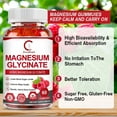 thumbnail image 6 of GPGP Magnesium Glycinate Gummies 400mg - Magnesium Supplement with Potassium, Vitamin D, B6 for Relax, Sleep & Immune, Magnesium Gummies for Women Men - 180 Raspberry Gummies (Sugar Free,3 Pack), 6 of 6