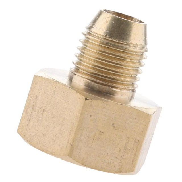 Adaptador de Conector de Manguera de Latón Perfecl 22 mm F a 14 mm M Color Oro