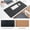 Black, variant on Large Desk Pad, Vintage PU Leather & Cork Dual-Sided Desk Mat, Waterproof Blotter