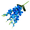 Blue, variant on dajkiuy Artificial Orchid Stems, Fake Orchid Flowers, Faux Orchid Artificial Flowers for Wedding Party Home Decoration, Red