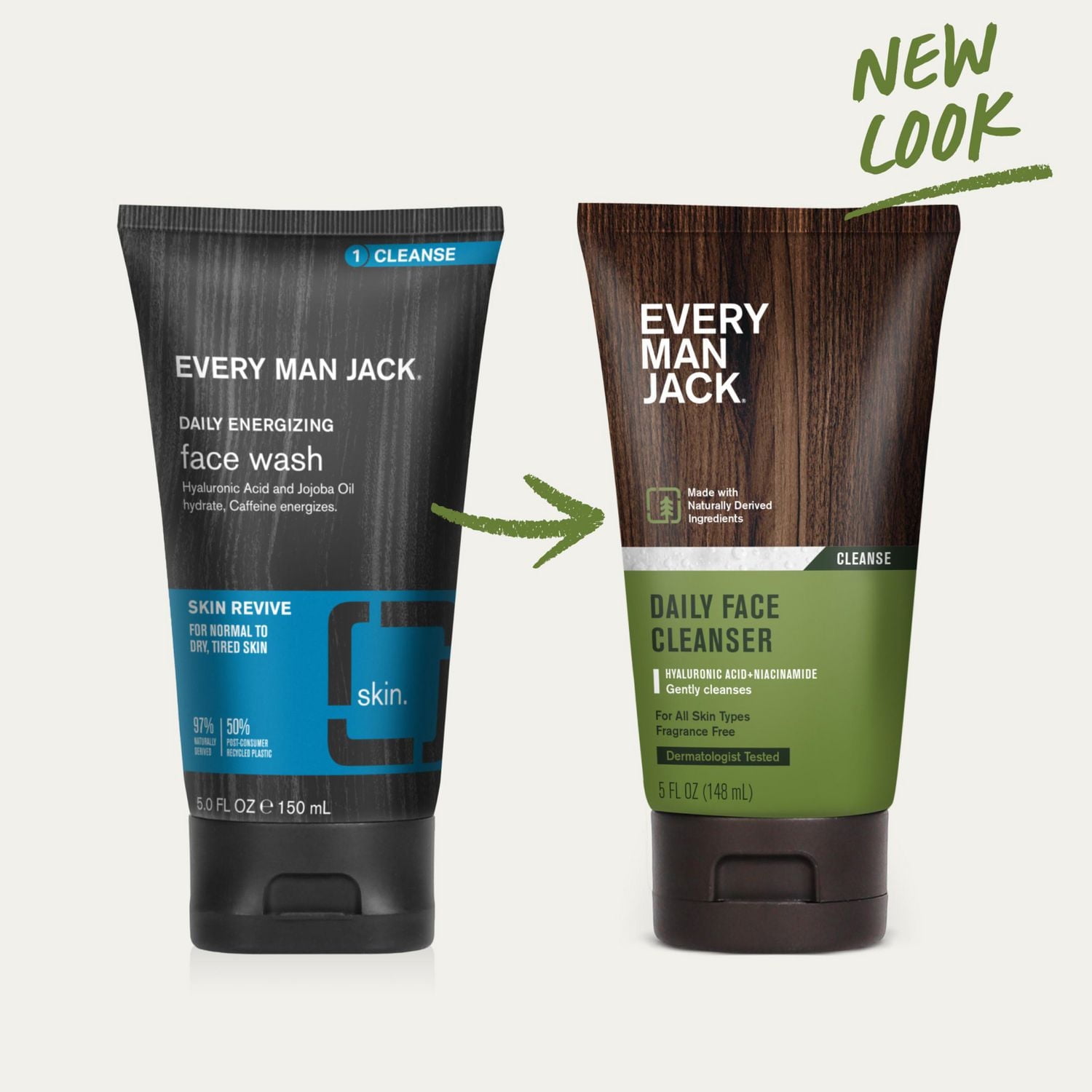 Every Man Jack Skin Revive Face Wash | 5Fl Oz |, Revive Face Wash