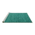 thumbnail image 2 of Ahgly Company Machine Washable Indoor Rectangle Abstract Turquoise Blue Contemporary Area Rugs, 5' x 7', 2 of 4