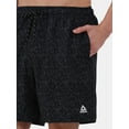 thumbnail image 4 of Reebok Men’s & Big Men's Printed Swim Trunks with Compression Liner, UPF 50+, 7” Inseam, Sizes S-3XL, 4 of 5
