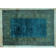 thumbnail image 1 of Ahgly Company Indoor Rectangle Oriental Light Blue Modern Area Rugs, 7' x 9', 1 of 4