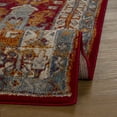 thumbnail image 5 of Luxe Weavers Moroccan Floral Red 8x10 Area Rug, Stain-Resistant Carpet, 5 of 6