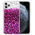 thumbnail image 1 of FINCIBO Soft TPU Clear Case Slim Protective Cover for Apple iPhone 11 Pro Max 6.5" 2019 (NOT FIT Apple iPhone Pro 5.8 inch or Apple iPhone 11 6.1 inch), Pink Glitter With Black Pink Leopard, 1 of 3