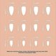 thumbnail image 3 of 24pcs Short Almond False Nails Multicolor Stick on Nails Press on Nails Removable Glue-on Nails Full Cover Acrylic Fake Nails Women Girls Nail Art Acc, 3 of 5