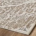 thumbnail image 5 of Luxe Weavers Victoria 4620 Distressed Floral Area Rug Carpet, Beige / Size 8x10, 5 of 6