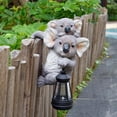 thumbnail image 5 of Solar Garden Lights Resin Animal Statue Outdoor Courtyard Decor Waterproof LED Night Light for Yard Patio Pathway Gift, 5 of 9