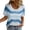 Blue(New)C, variant on PNTUTB Summer Women's Fashion Tie Dye Print Casual Loose Comfortable Short Sleeve Crew Neck Pullover Tops