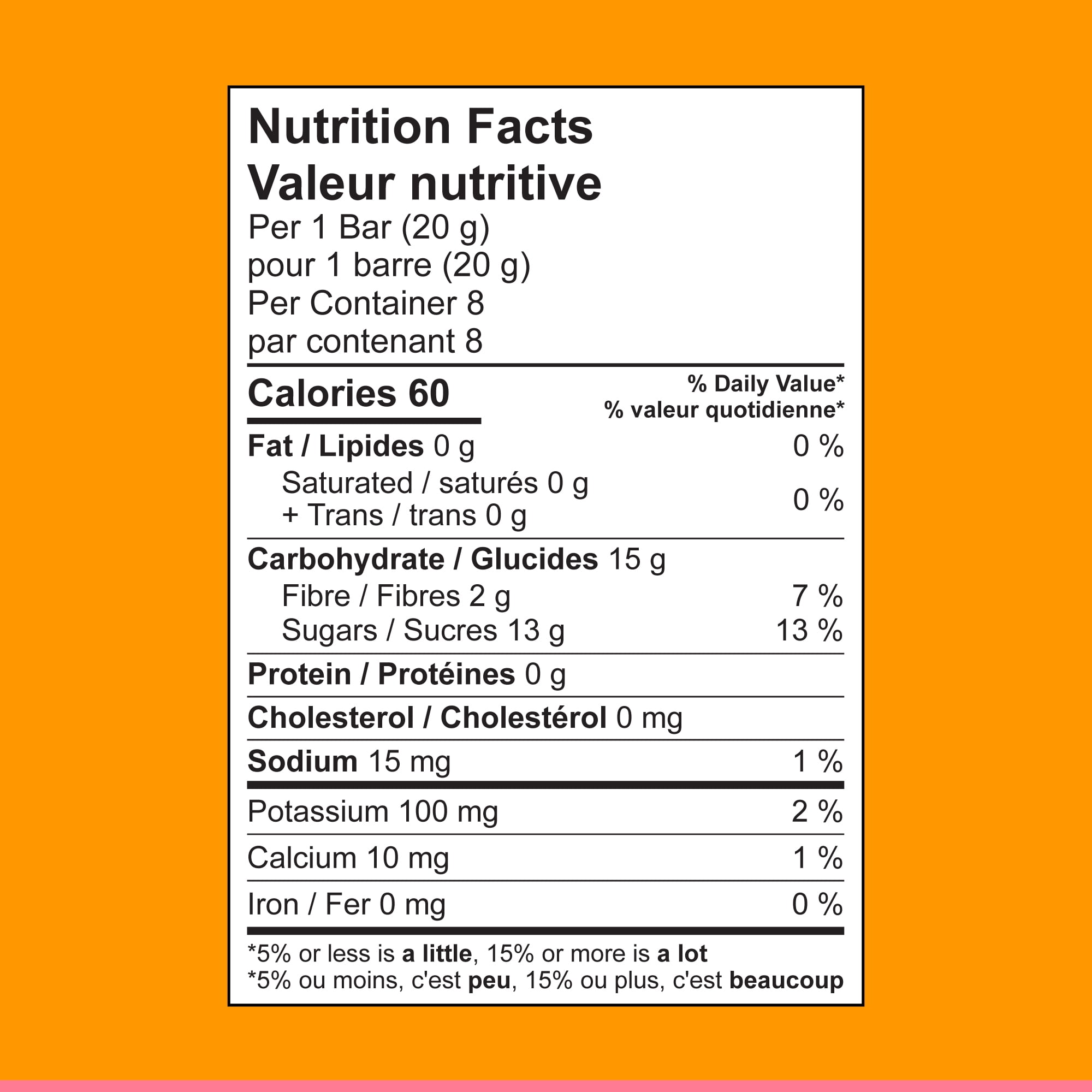That's it. Mini Mango Fruit Bar 8 Bars 20g