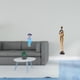 thumbnail image 2 of Figura de muñeca geisha kabuki asiática y escultura de mujer tribal africana. Arte para dormitorio, casa de muñecas, mesa, decoración del hogar., 2 of 8