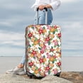 thumbnail image 7 of Fuzoiu Pineapple Flower Print Suitcase Cover,Washable Luggage Covers for Suitcase,Elastic Luggage Protector Cover,Scratch Resistant Travel Suitcase Covers-Medium, 7 of 7
