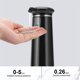 thumbnail image 5 of Inteprter Dispensador de a mano de 350ml, máquina dispensadora de Gel infrarrojo de inducción para inodoro, automática IPX6, impermeable, ABS, Suministros de limpieza para el hogar Negro, 5 of 6