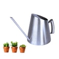 thumbnail image 2 of Regadera de acero inoxidable para jardinería, boquilla larga para suculentas, 900 ml (plateada), 2 of 6