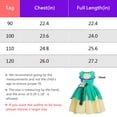 thumbnail image 4 of Little Girls Tiana Costume Dress Halloween Princess Fancy Dress Up, 2-6Y, 4 of 6