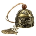 thumbnail image 4 of segolike 1Pc Chinese Feng Shui Bell Blessing Good Luck Fortune Hanging Wind Chime, 4 of 9